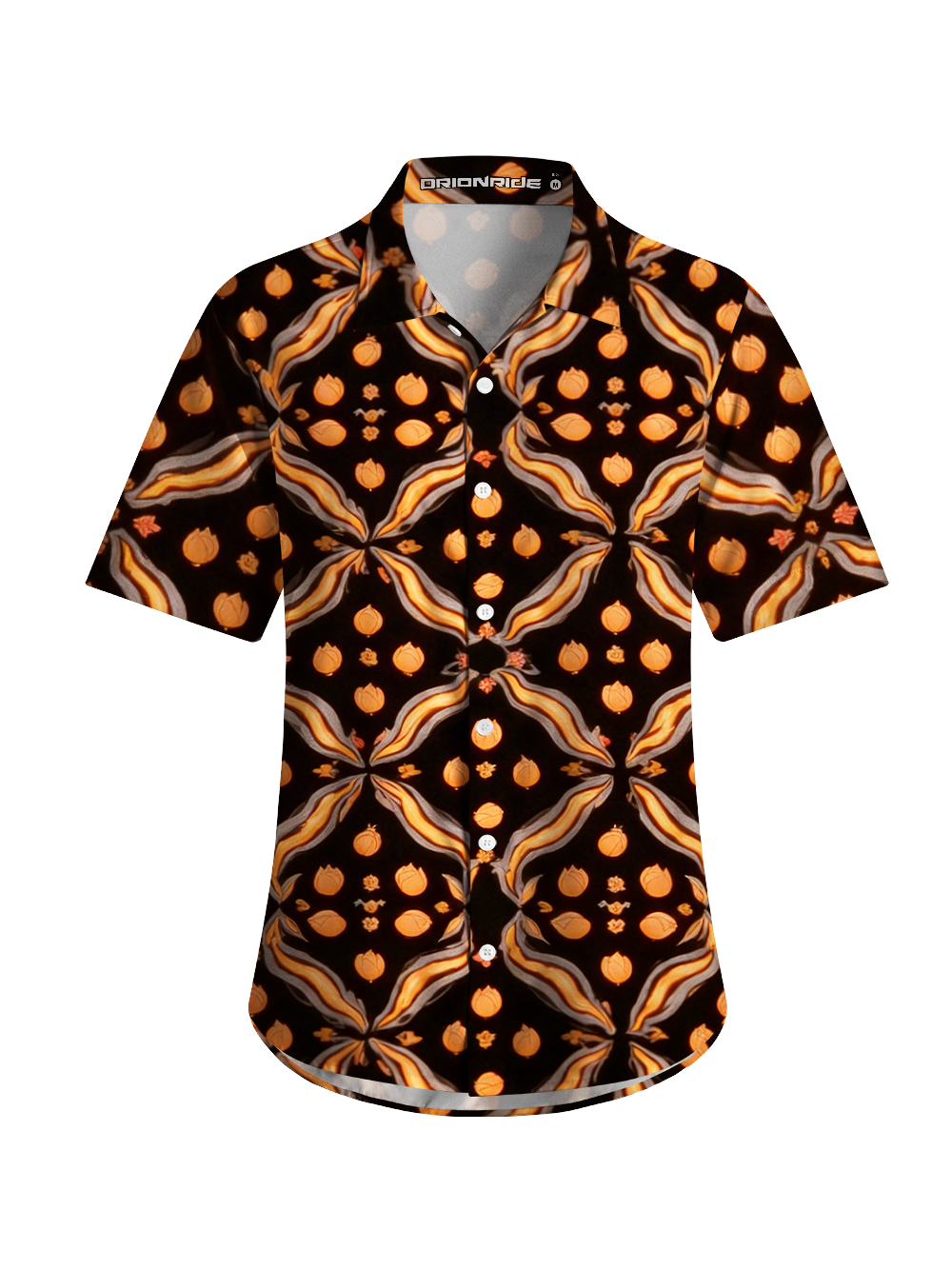 Orionride Flower Buds Bloom Zipper Pockets Ultra Lightweight Short Sleeves Women's Gravel Shirt