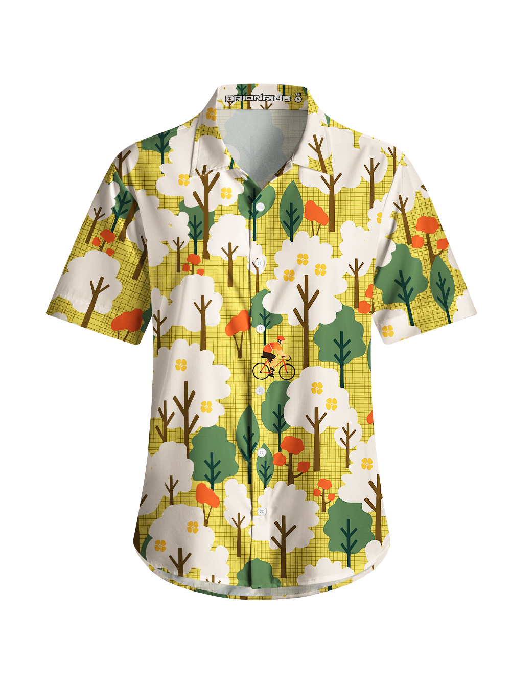 Orionride Forest Rendezvous Zipper Pockets Ultra Lightweight Short Sleeves Women's Gravel Shirt