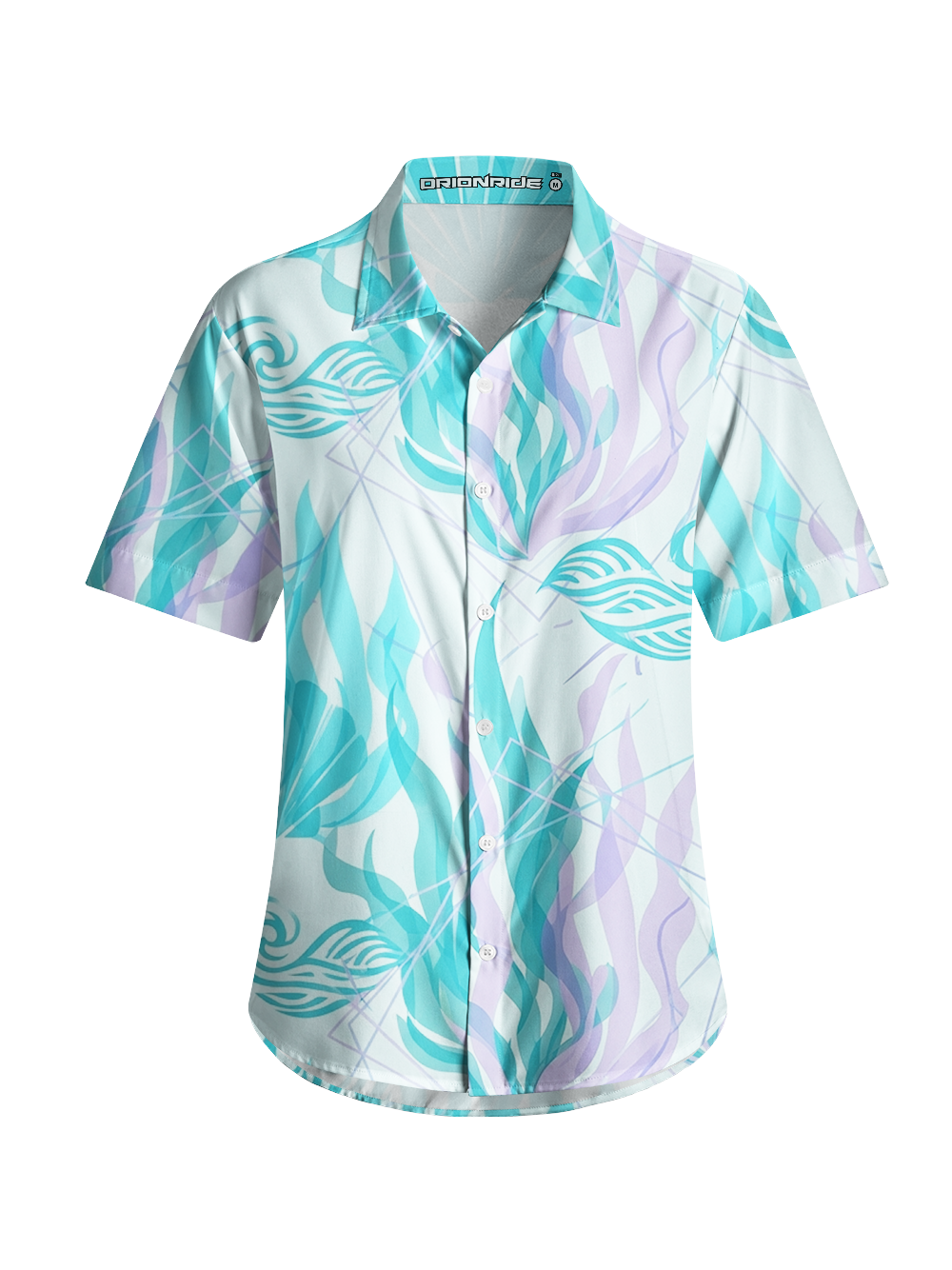 Orionride Underwater Seagrass Zipper Pockets Ultra Lightweight Short Sleeves Women's Gravel Shirt