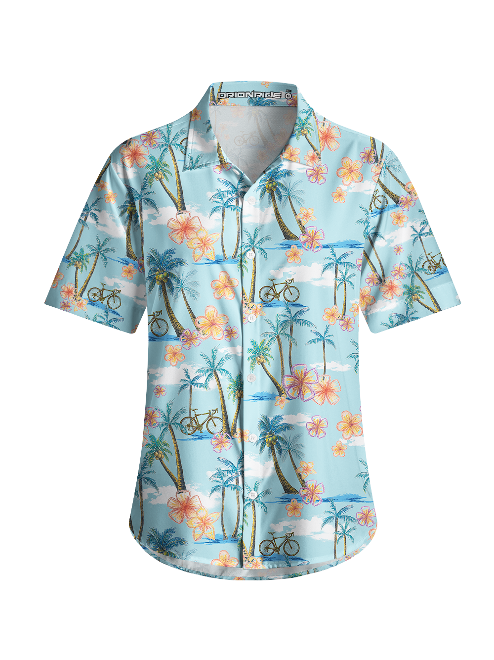 Orionride Passionate Beach Zipper Pockets Ultra Lightweight Short Sleeves Women's Gravel Shirt