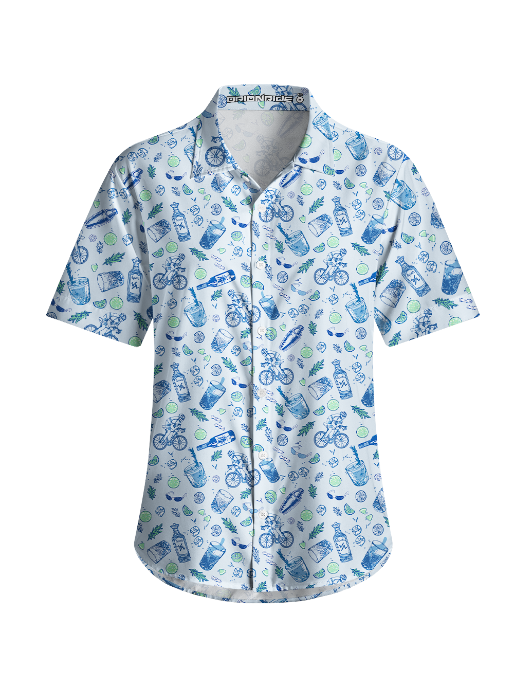 Orionride Cool Journey Zipper Pockets Ultra Lightweight Short Sleeves Women's Gravel Shirt