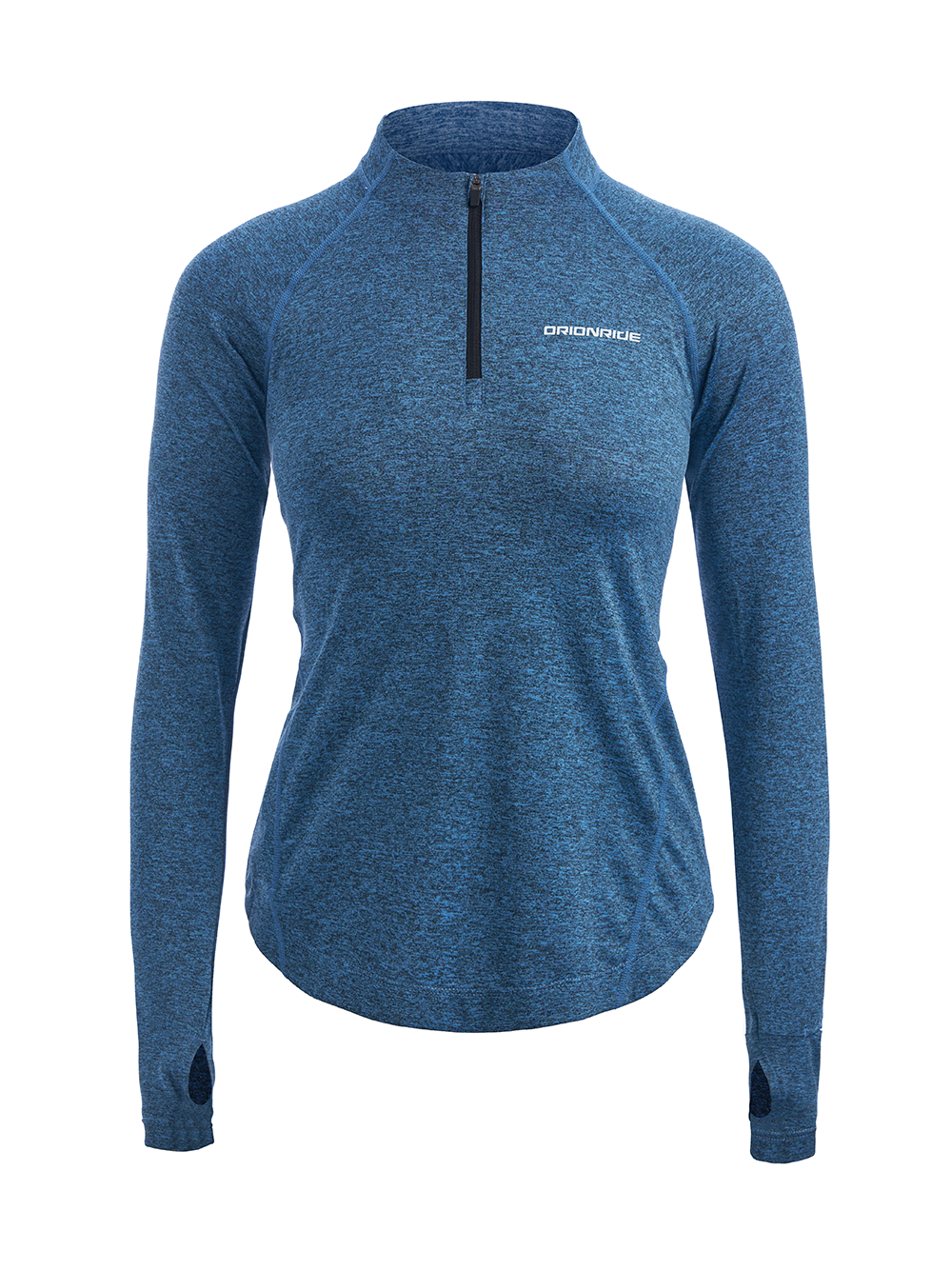 Orionride Women's Quick Dry Lightweight Quarter Zip Long Sleeve Shirt Gray