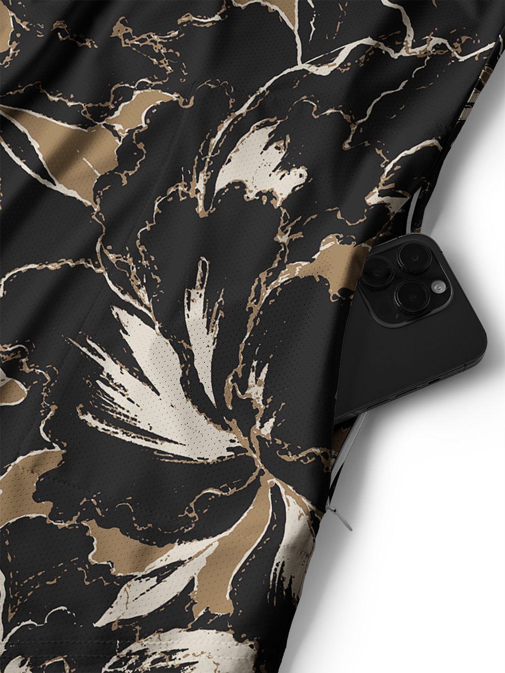 Orionride Ethereal Peony Men's Stretchy Breathable Long Sleeve Gravel Shirt