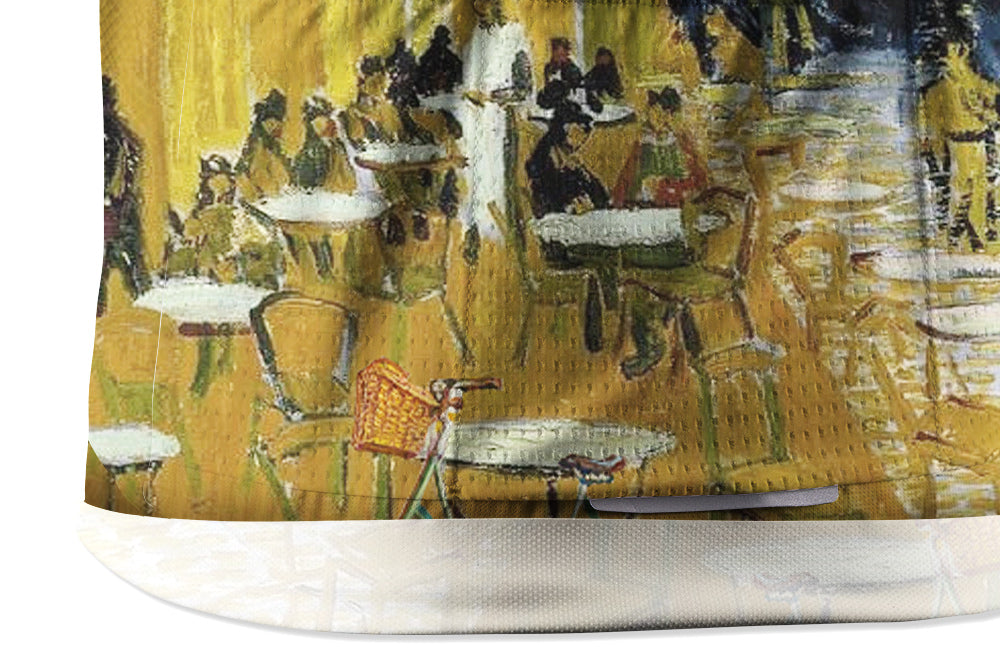 Orionride Van Gogh Clock Women's Long Sleeve Cycling Jersey