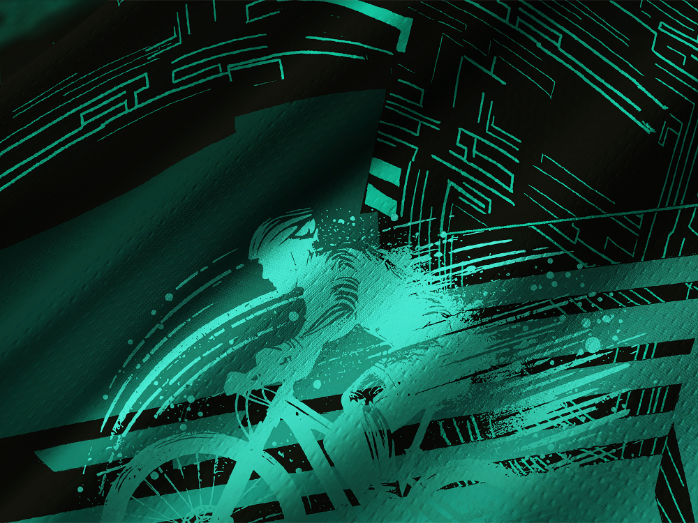 Orionride Racing Games Long Sleeve Downhill Jersey