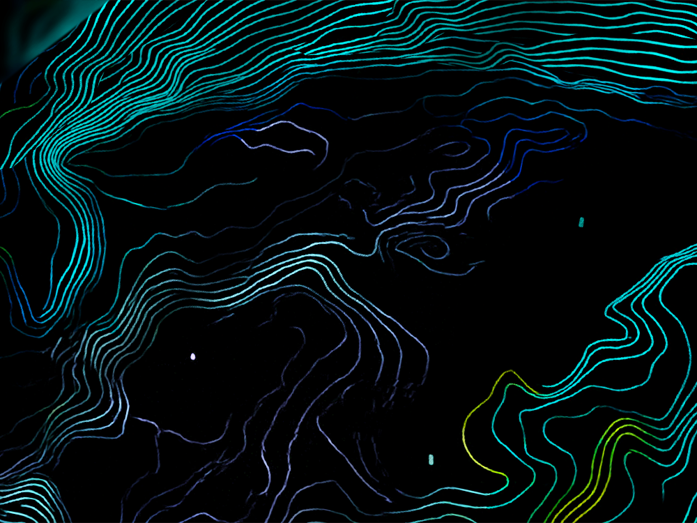 Orionride Fantasy Contours Long Sleeve Downhill Jersey