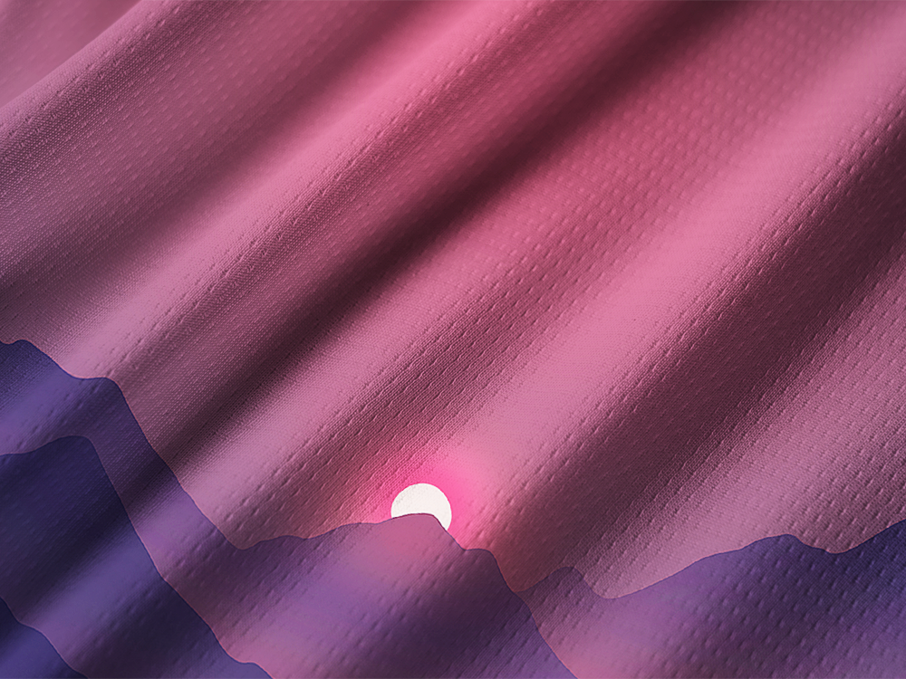 Orionride Dreamy Sunset Long Sleeve Downhill Jersey