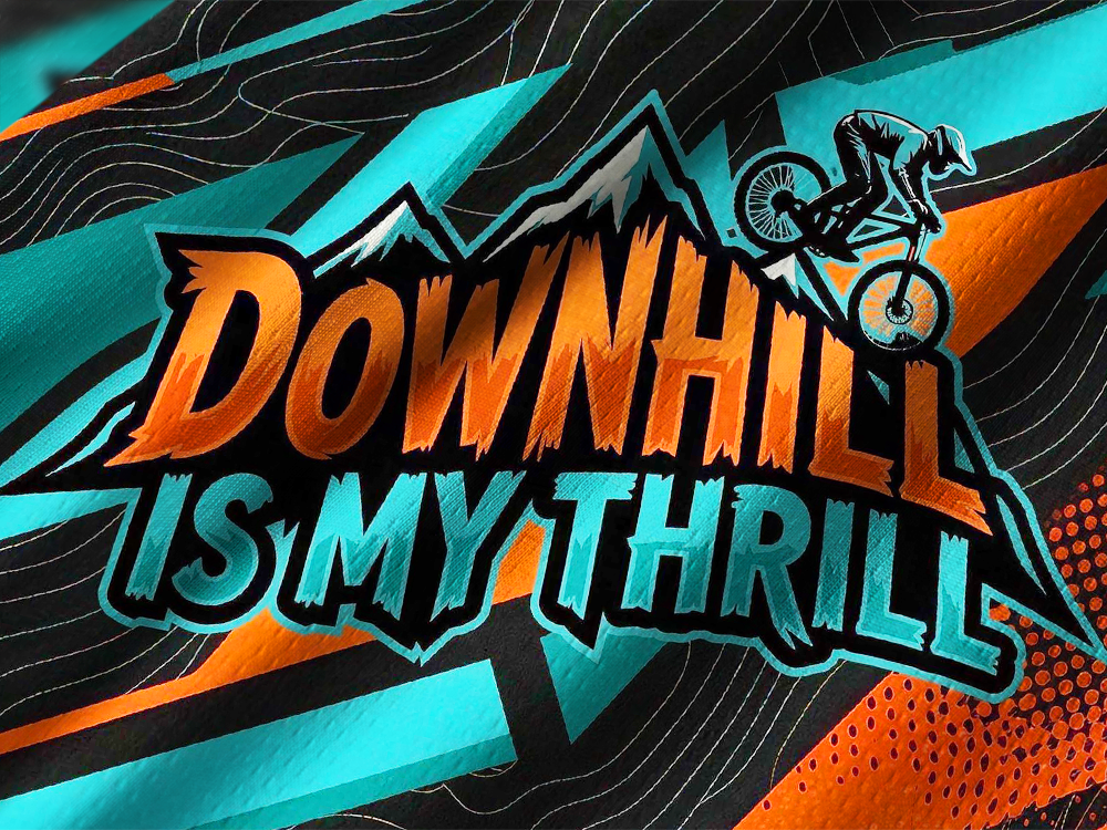 Orionride Downhill Is My Thrill Long Sleeve Downhill Jersey