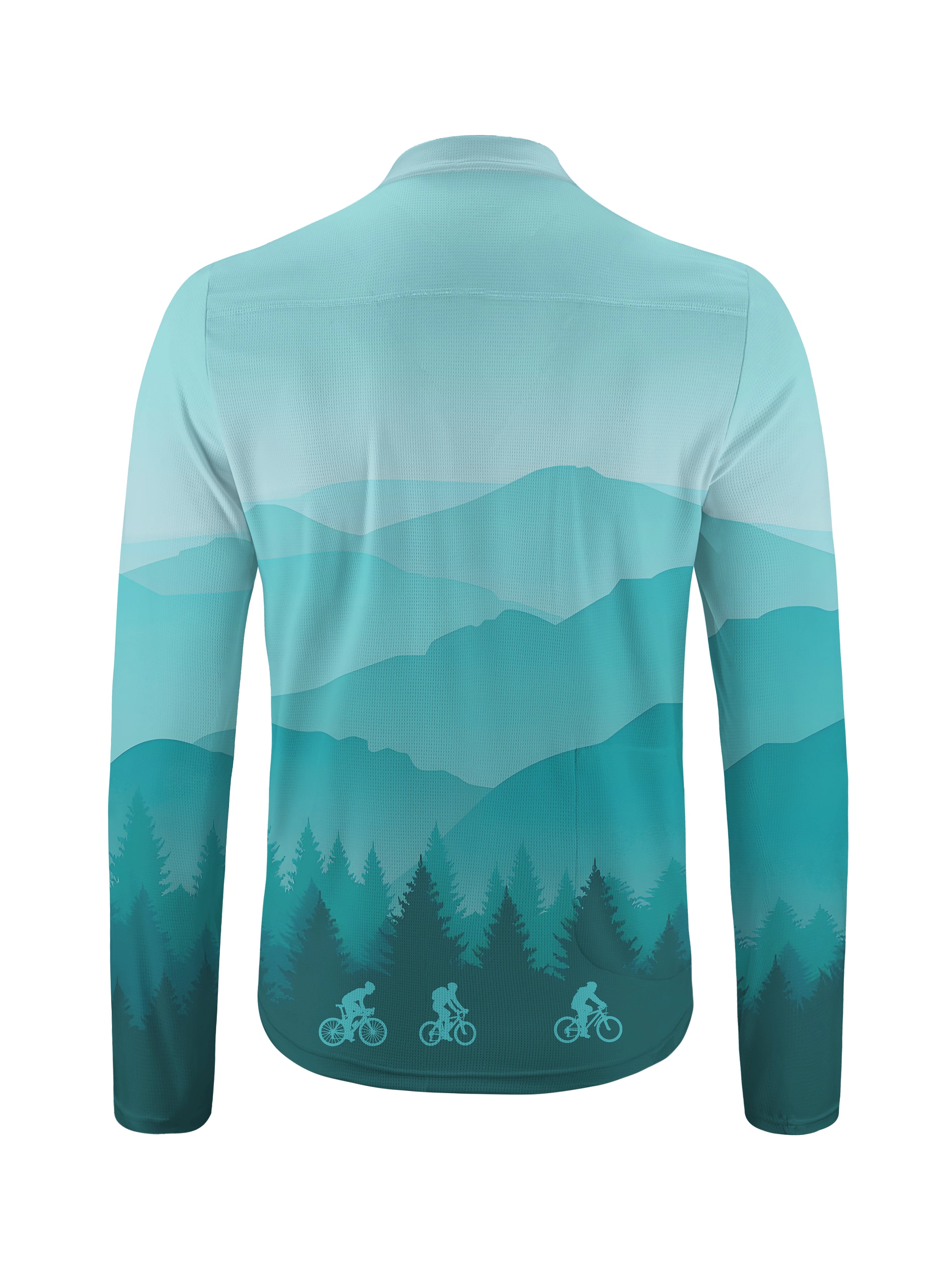 Orionride Jungle Ride Long Sleeve Half Zipper Mountain Bike Jersey