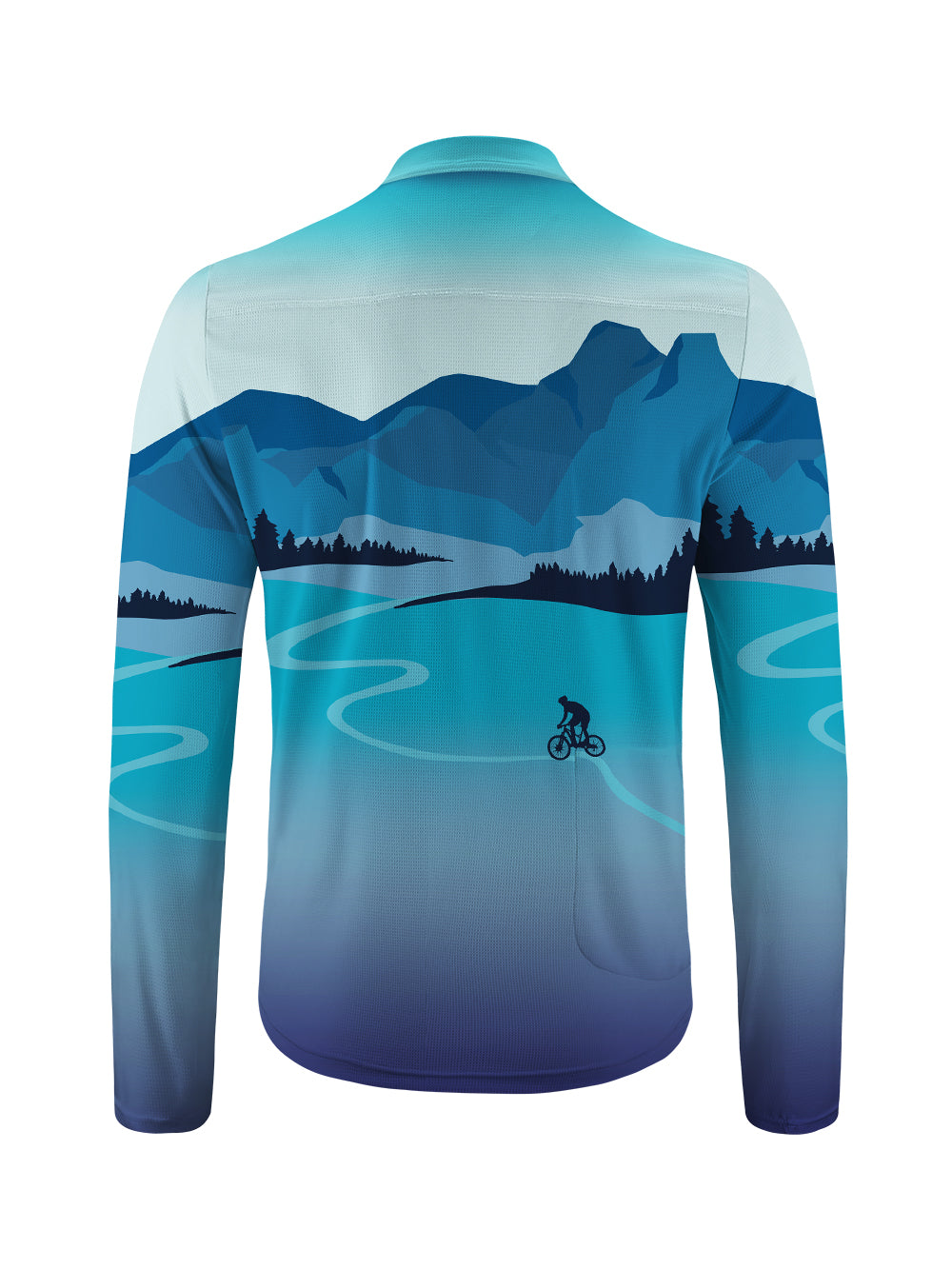Orionride Mountain Biking Long Sleeve Half Zipper Mountain Bike Jersey