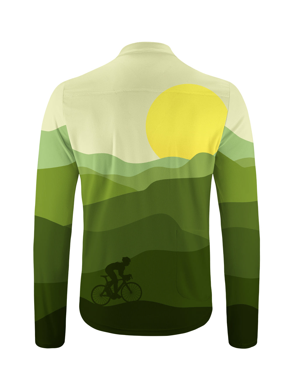 Orionride Lonely Journey Long Sleeve Half Zipper Mountain Bike Jersey