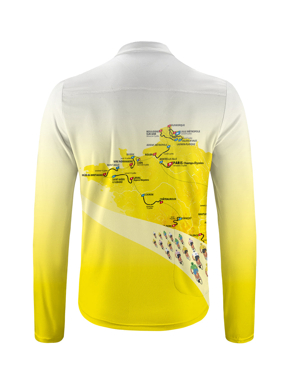 Orionride Race Route Long Sleeve Half Zipper Mountain Bike Jersey