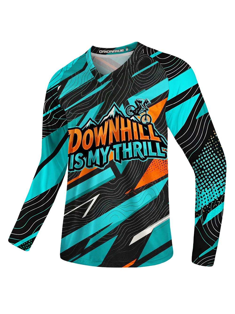 Orionride Downhill Is My Thrill Long Sleeve Downhill Jersey