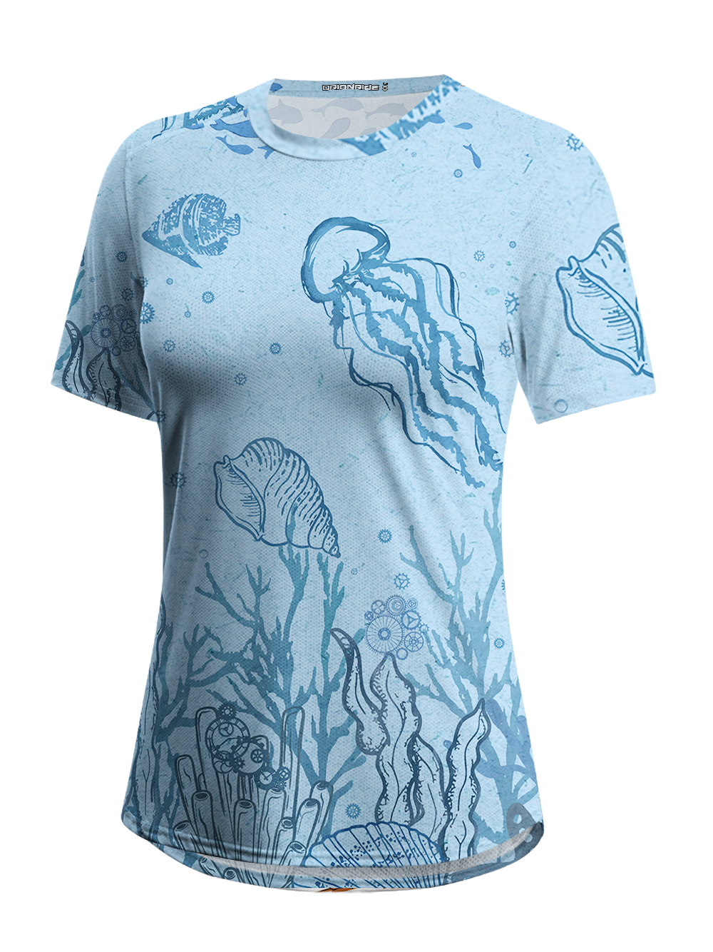 Orionride Ocean Jellyfish Women's Breathable Short Sleeve T-shirt
