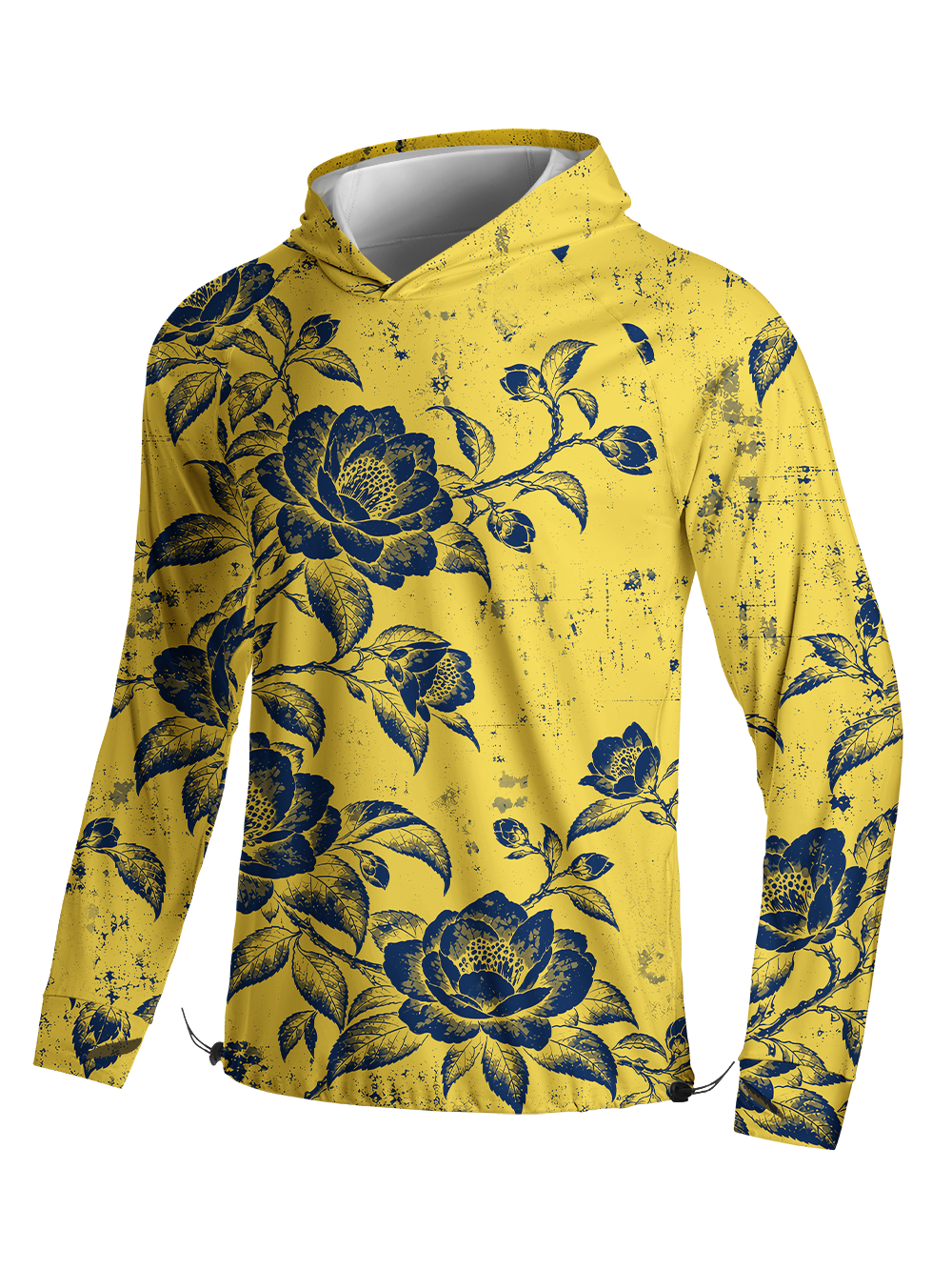 Orionride Timeless Bloom Long Sleeve Cycling Hoodie Shirt