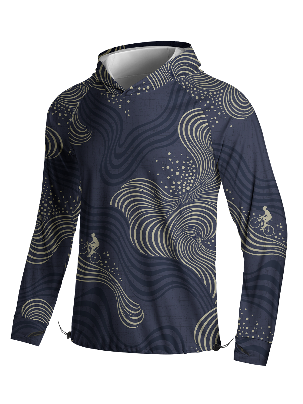 Orionride Flow State Long Sleeve Cycling Hoodie Shirt