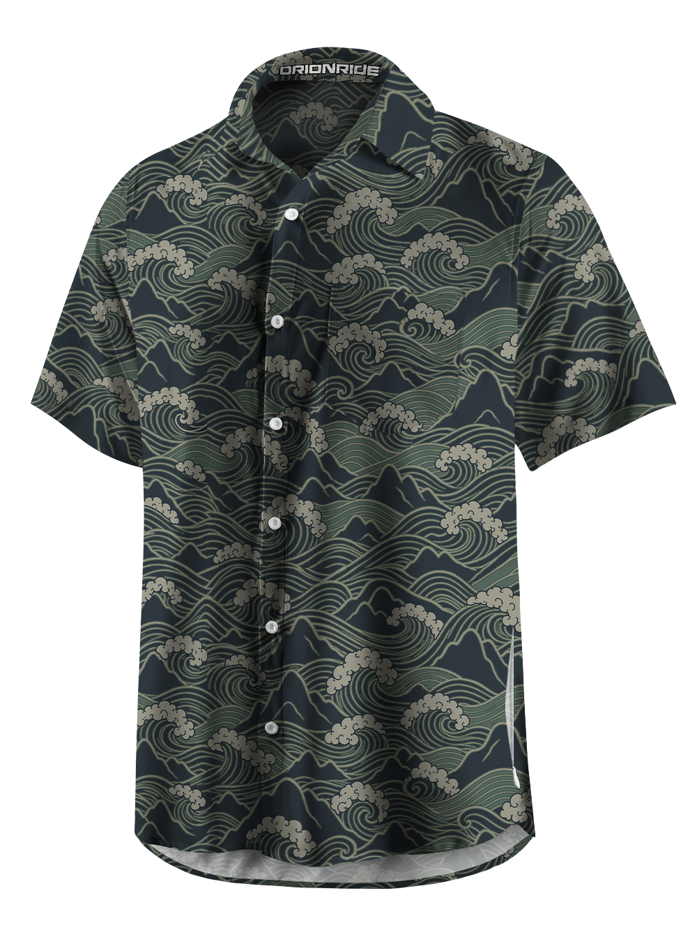 Orionride Mountain Wave Weave Zipper Pockets Ultra Lightweight Short Sleeves Gravel Shirt