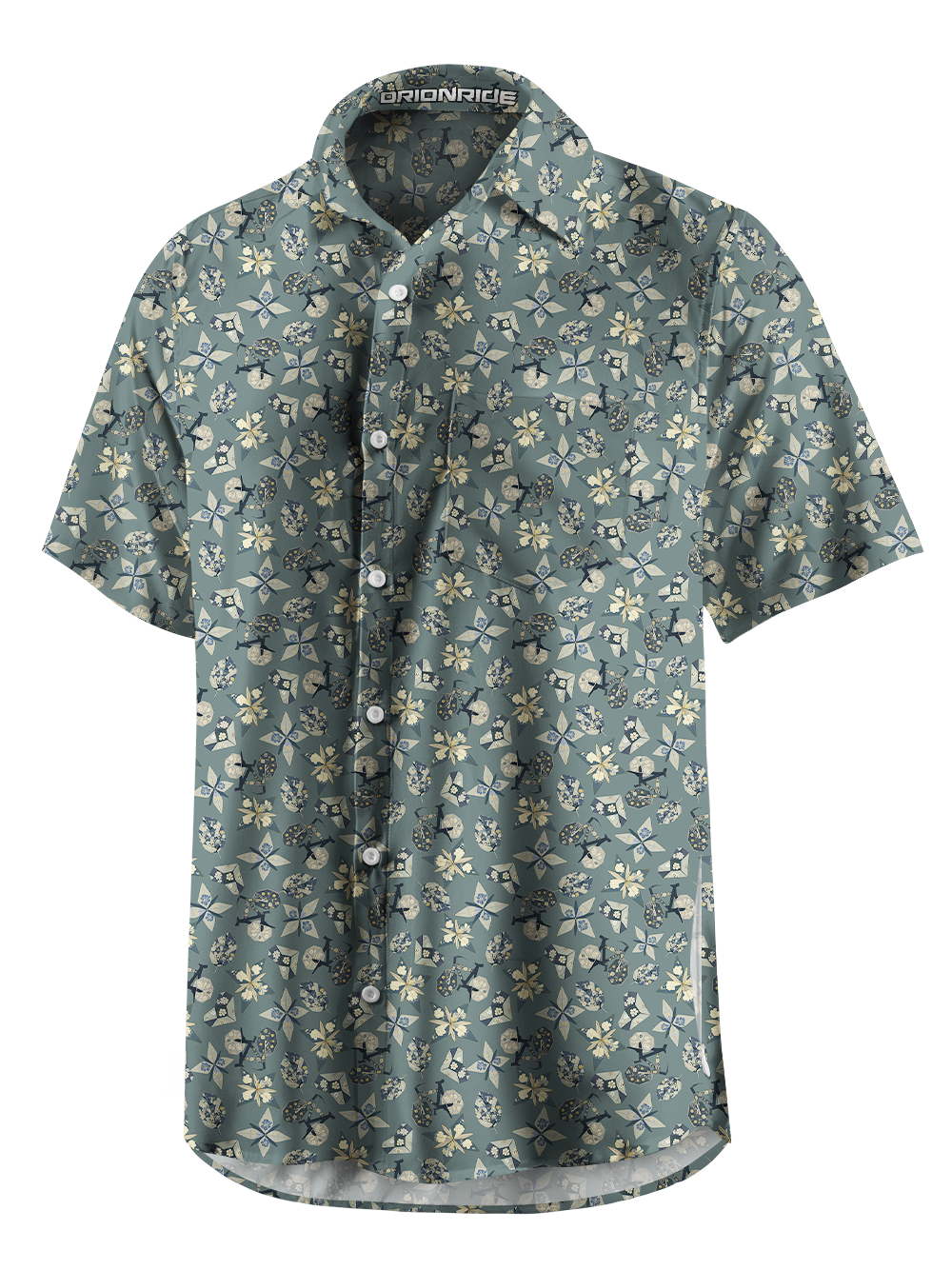 Orionride Origami Bicycle Zipper Pockets Ultra Lightweight Short Sleeves Gravel Shirt