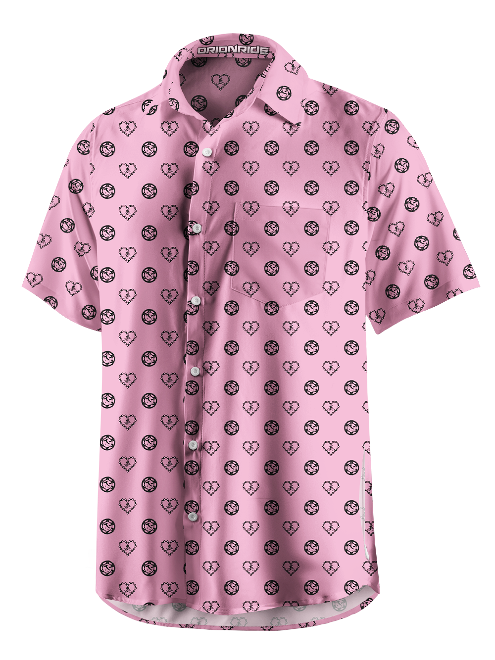 Orionride Heart Gear Zipper Pockets Ultra Lightweight Short Sleeves Gravel Shirt