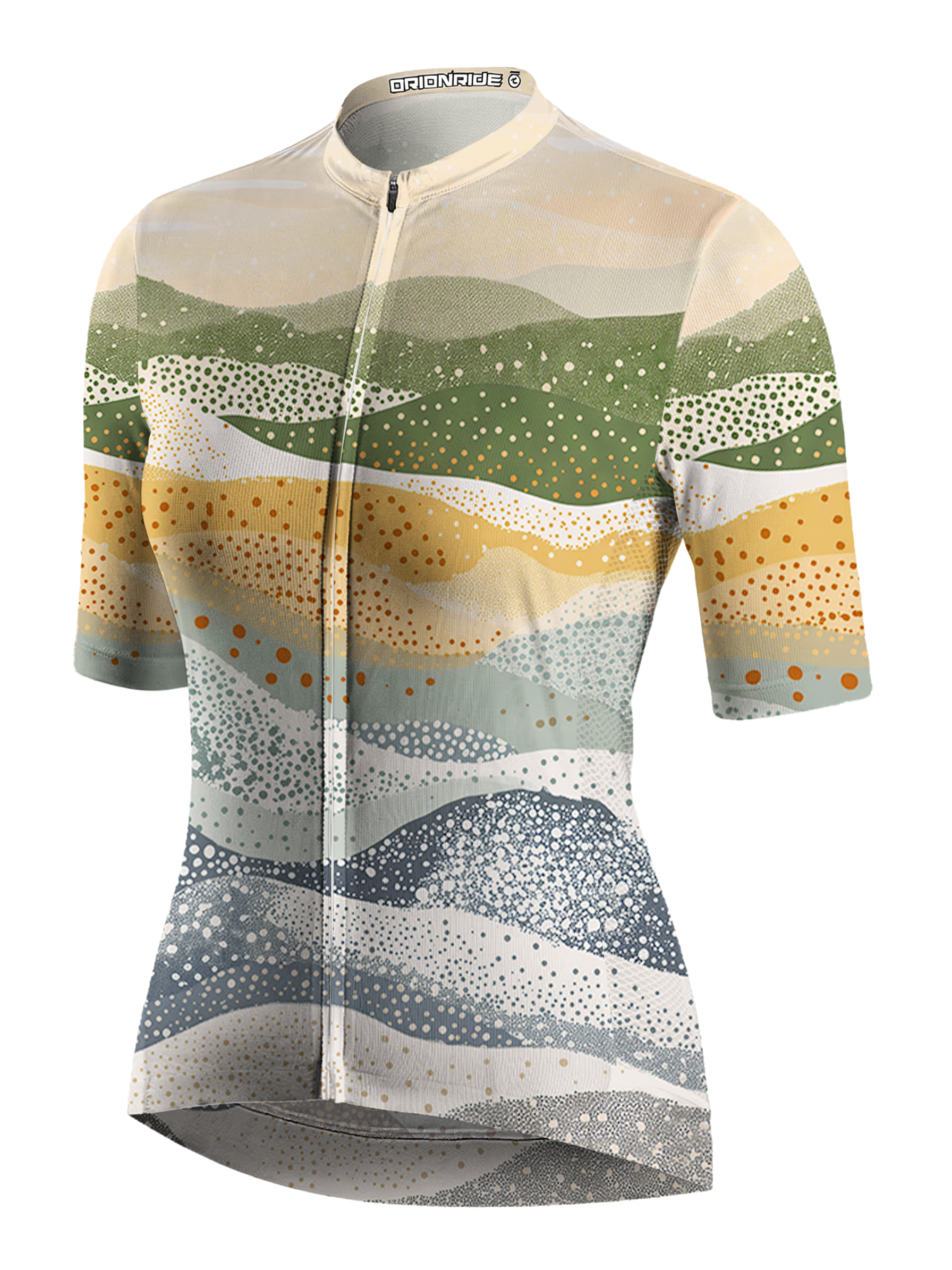 Orionride Dotted Texture Short Sleeves Women's Jersey