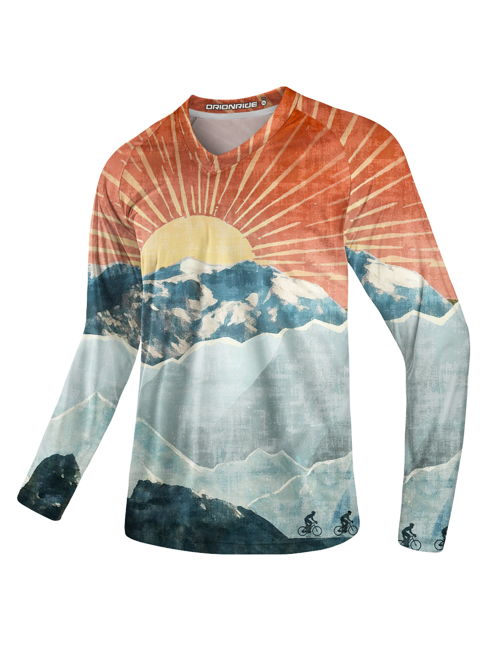 Orionride Iceberg Sunrise Long Sleeve Downhill Jersey