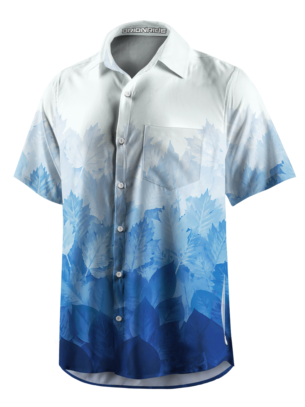 Orionride Blade Outline Zipper Pockets Ultra Lightweight Short Sleeves Gravel Shirt