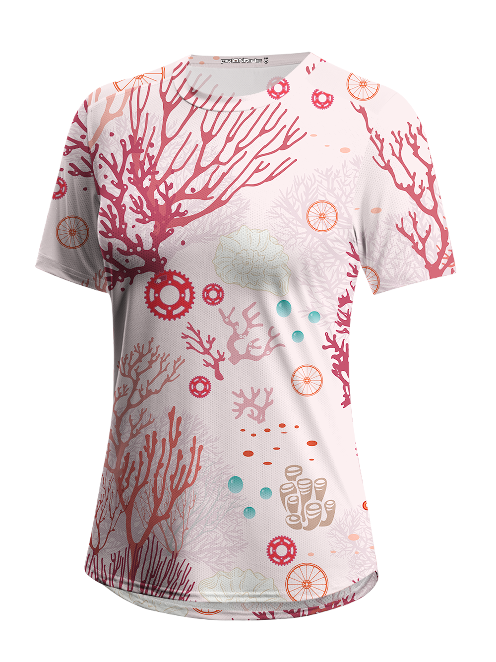 Orionride Pink Coral Women's Breathable Short Sleeve T-shirt