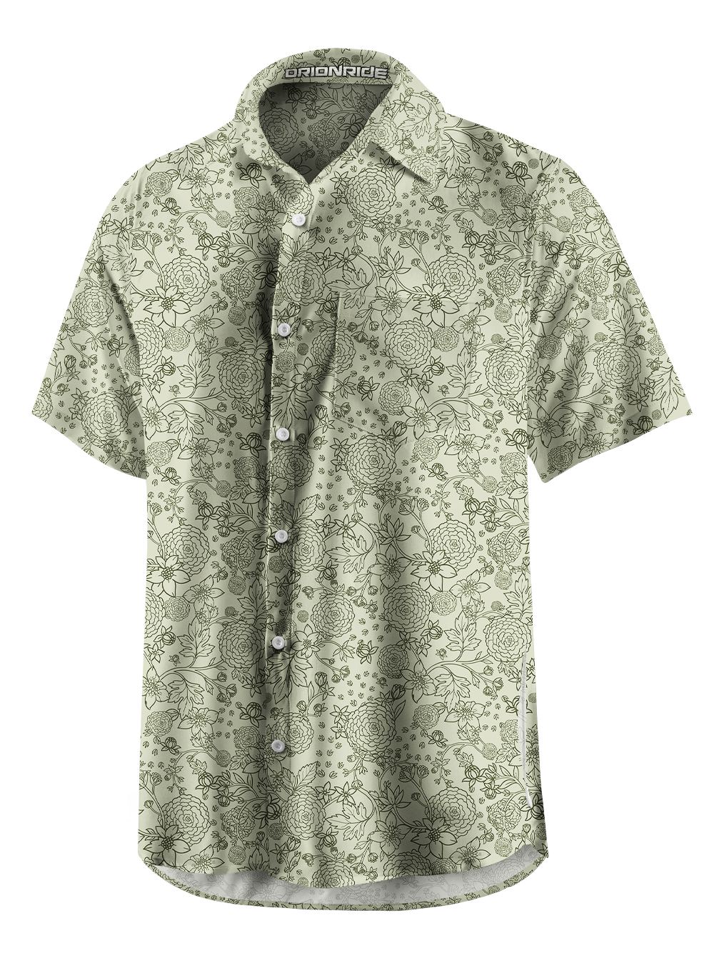 Orionride Flower Balls Formed A Cluster Zipper Pockets Ultra Lightweight Short Sleeves Gravel Shirt