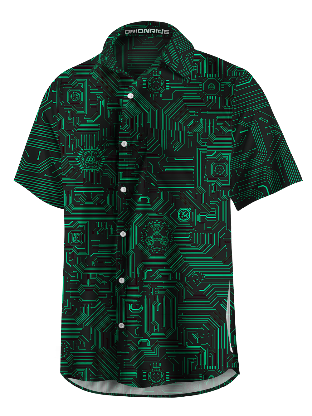 Orionride Circuit Connection Zipper Pockets Ultra Lightweight Short Sleeves Gravel Shirt