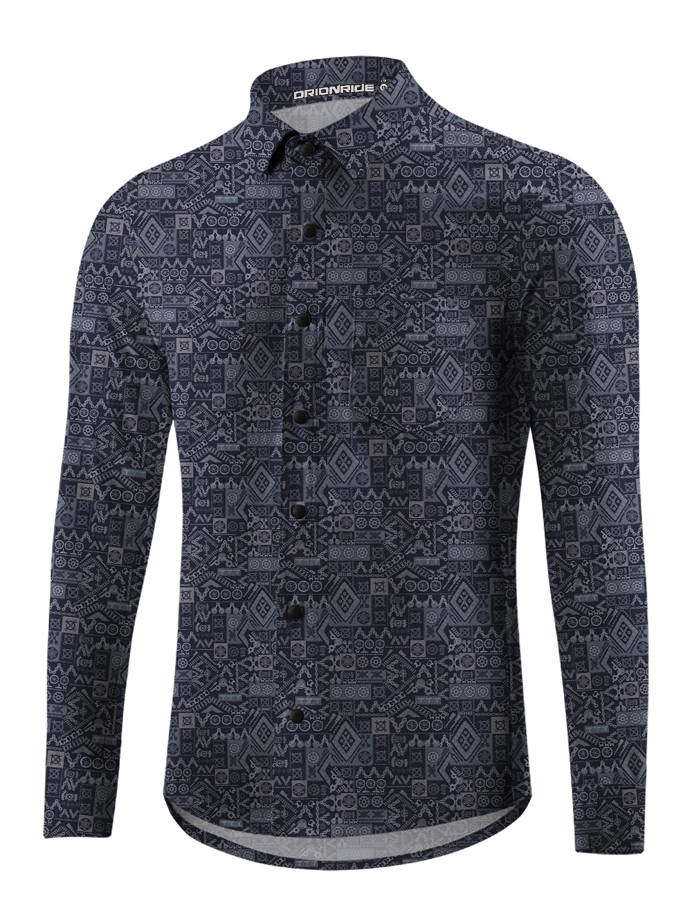 Orionride Parts Market Men's Stretchy Breathable Long Sleeve Gravel Shirt