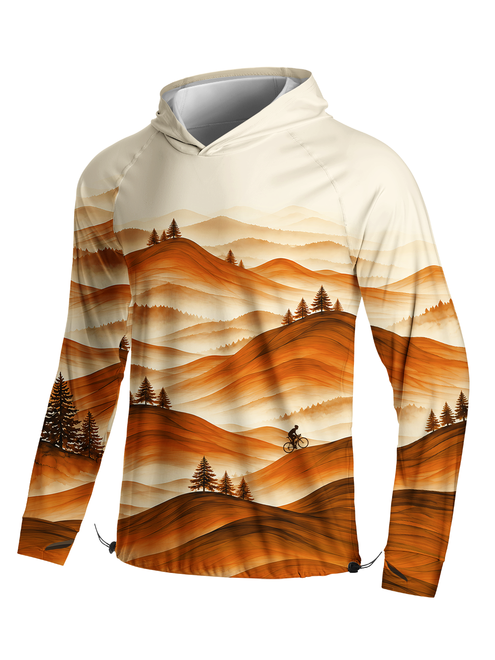 Orionride Alpine Odyssey Long Sleeve Cycling Hoodie Shirt