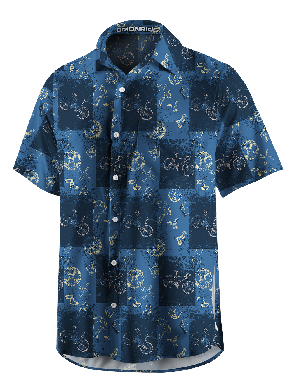 Orionride Cycling Memories Zipper Pockets Ultra Lightweight Short Sleeves Gravel Shirt