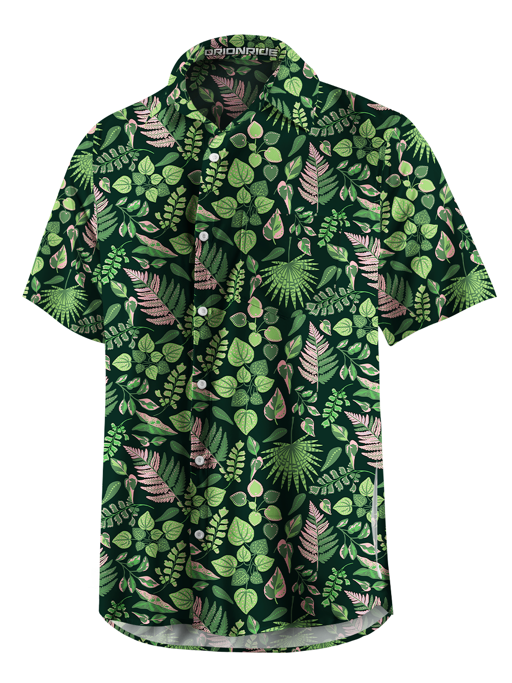 Orionride Green Vitality Zipper Pockets Ultra Lightweight Short Sleeves Gravel Shirt