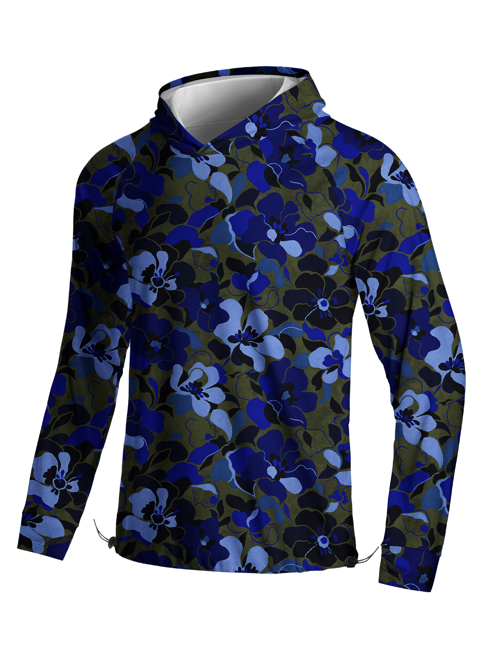 Orionride Twilight Garden Long Sleeve Cycling Hoodie Shirt