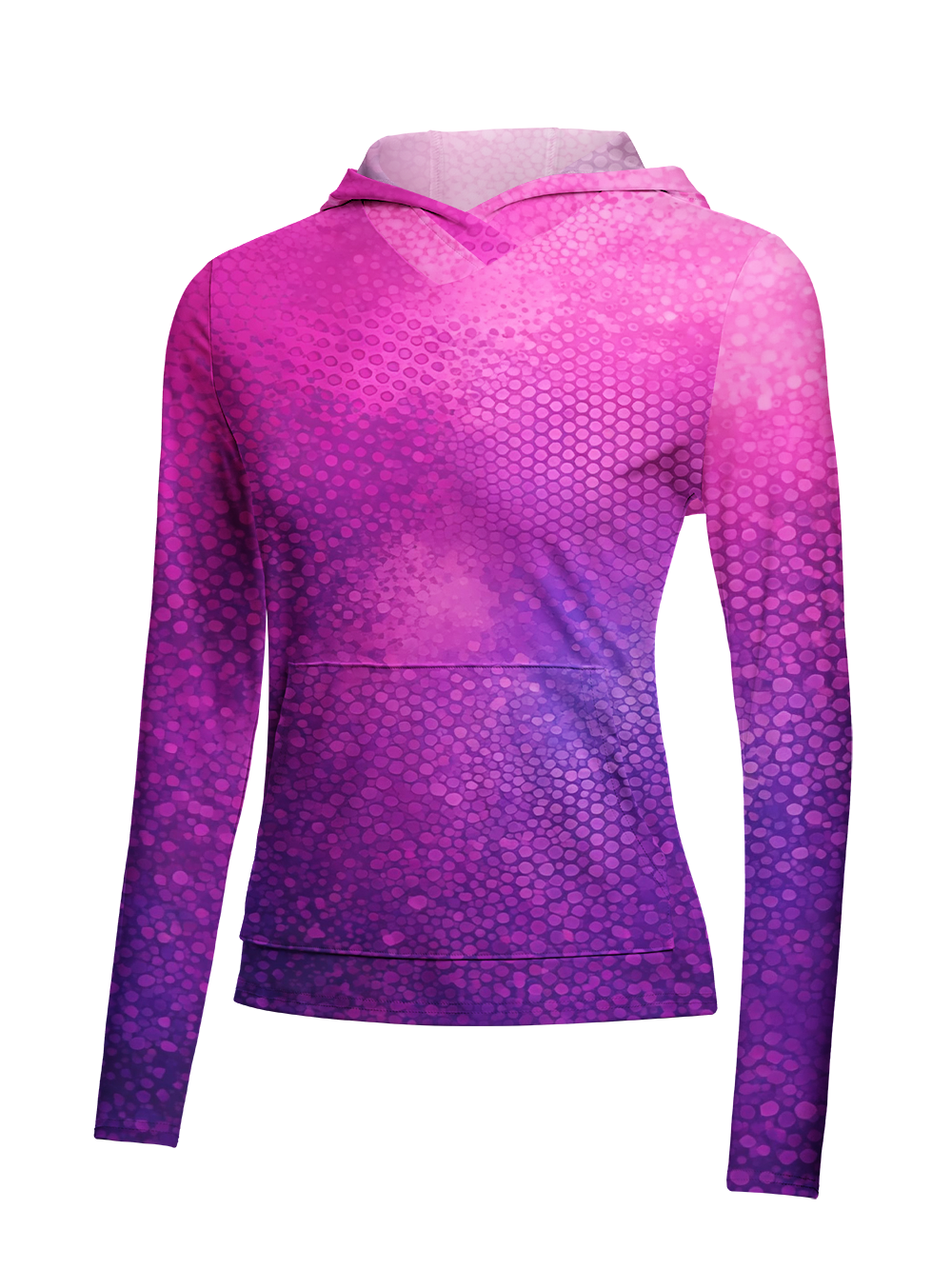 Orionride Neon Lights Women's Long Sleeve Cycling Hoodie Shirt