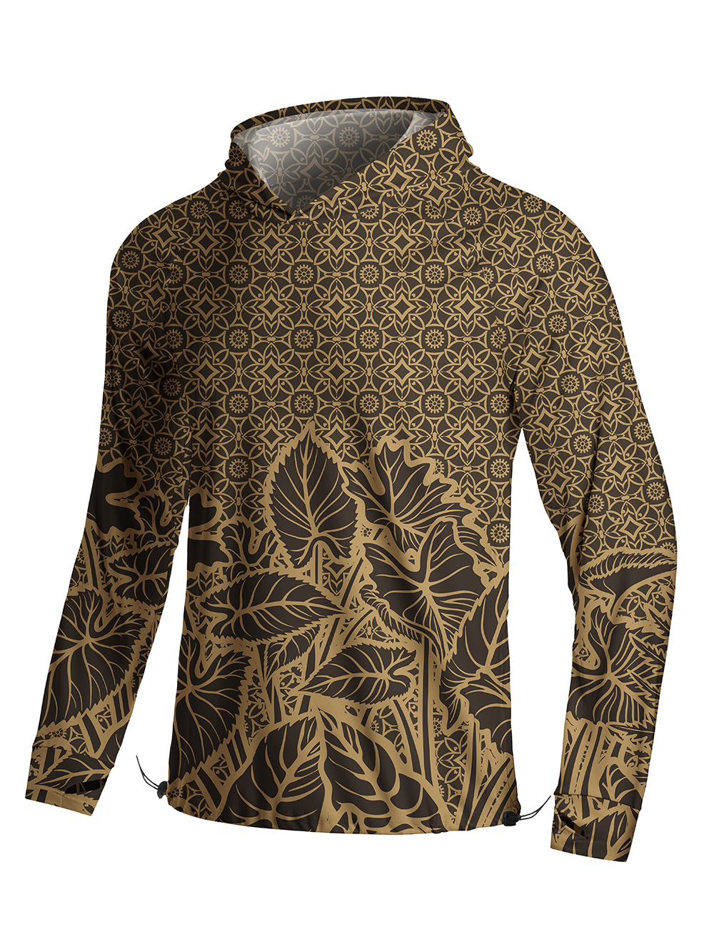 Orionride Taro Leaf Long Sleeve Cycling Hoodie Shirt