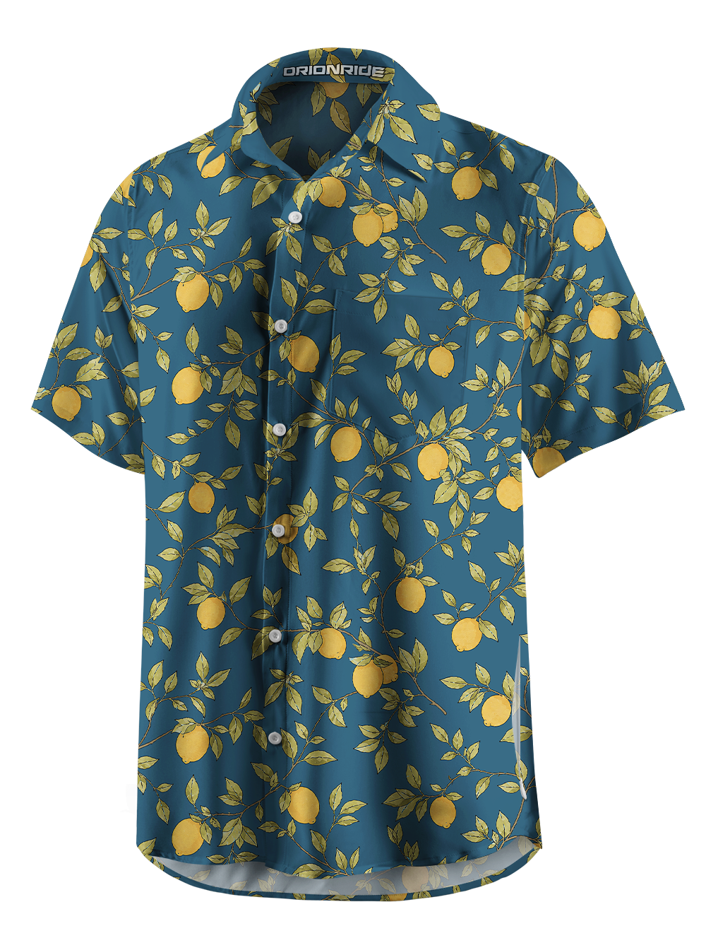 Orionride Lemon Grove Zipper Pockets Ultra Lightweight Short Sleeves Gravel Shirt