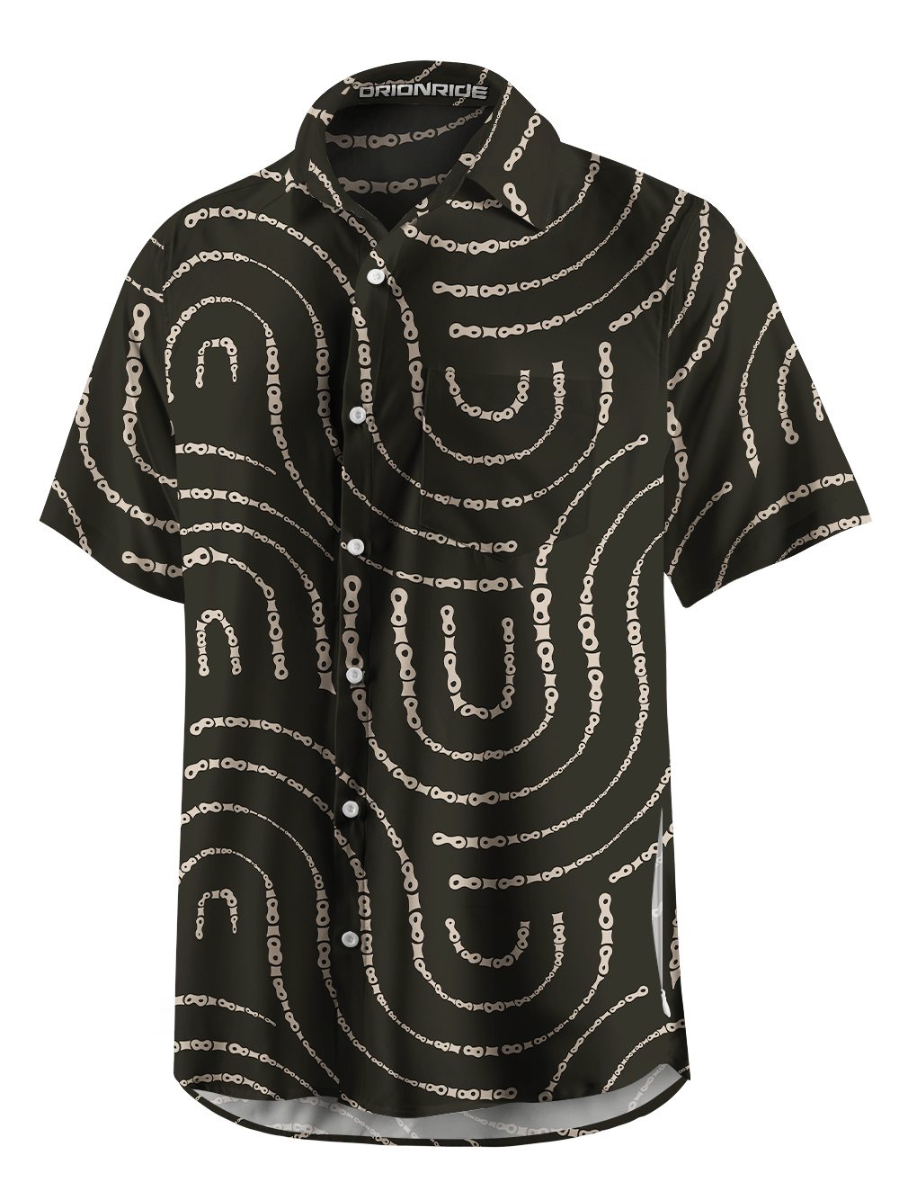 Orionride Bicycle Chain Zipper Pockets Ultra Lightweight Short Sleeves Gravel Shirt