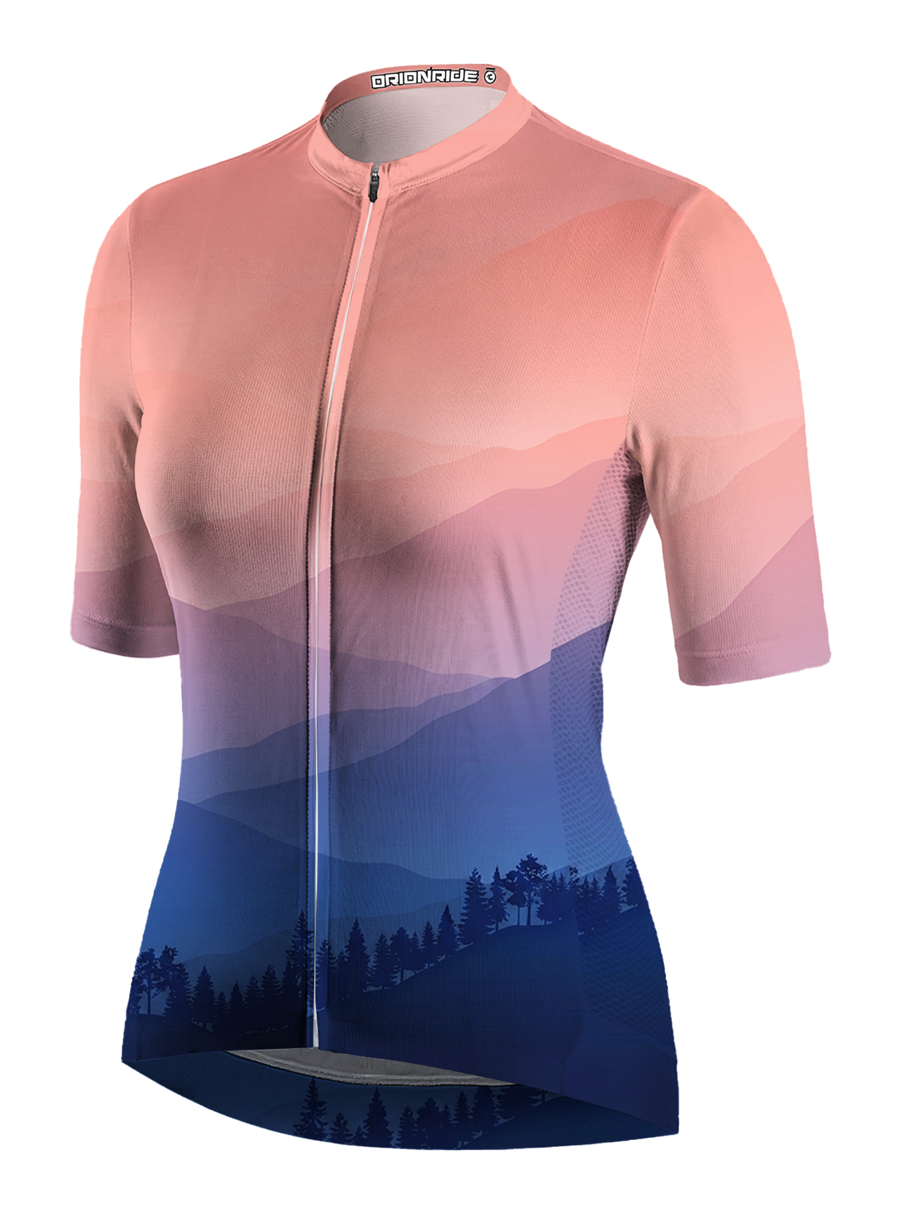 Orionride Sunset Mountain View Short Sleeves Women's Jersey
