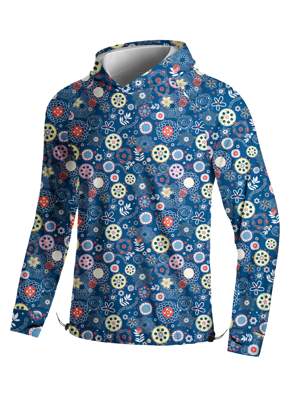 Orionride High Energy Gear Long Sleeve Cycling Hoodie Shirt