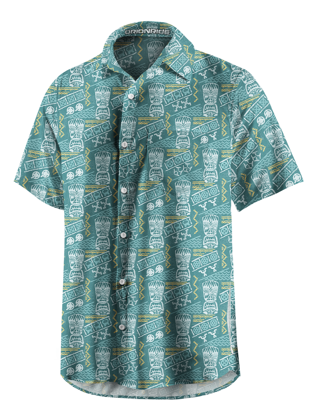 Orionride Ancient Stone Statues Zipper Pockets Ultra Lightweight Short Sleeves Gravel Shirt