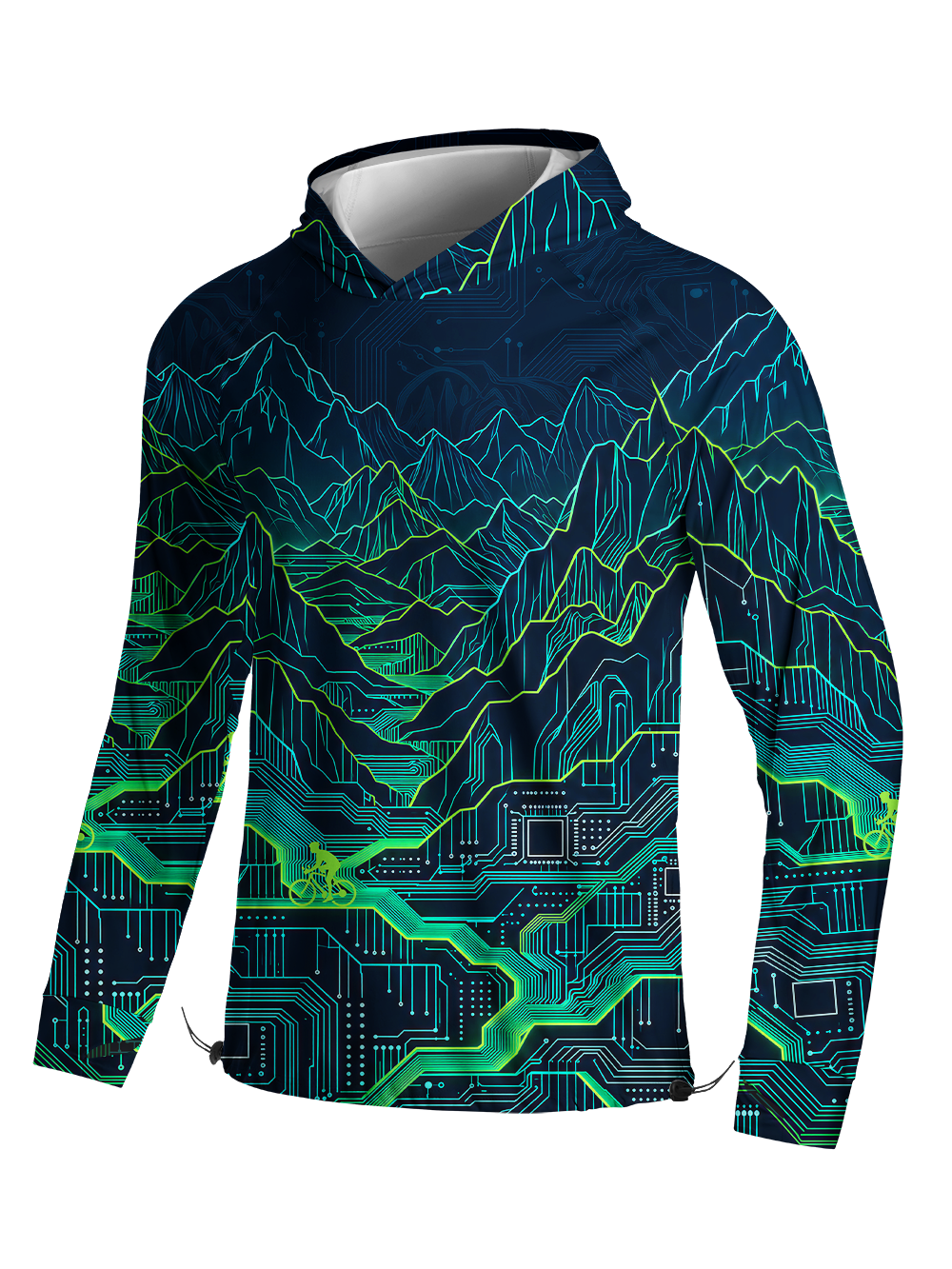 Orionride Cyber Summit Long Sleeve Cycling Hoodie Shirt