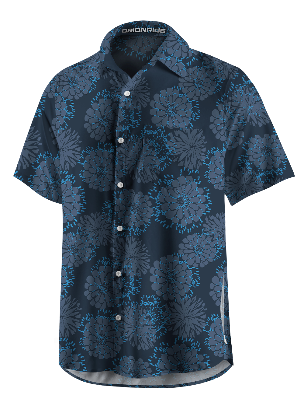 Orionride Petal Edges Zipper Pockets Ultra Lightweight Short Sleeves Gravel Shirt