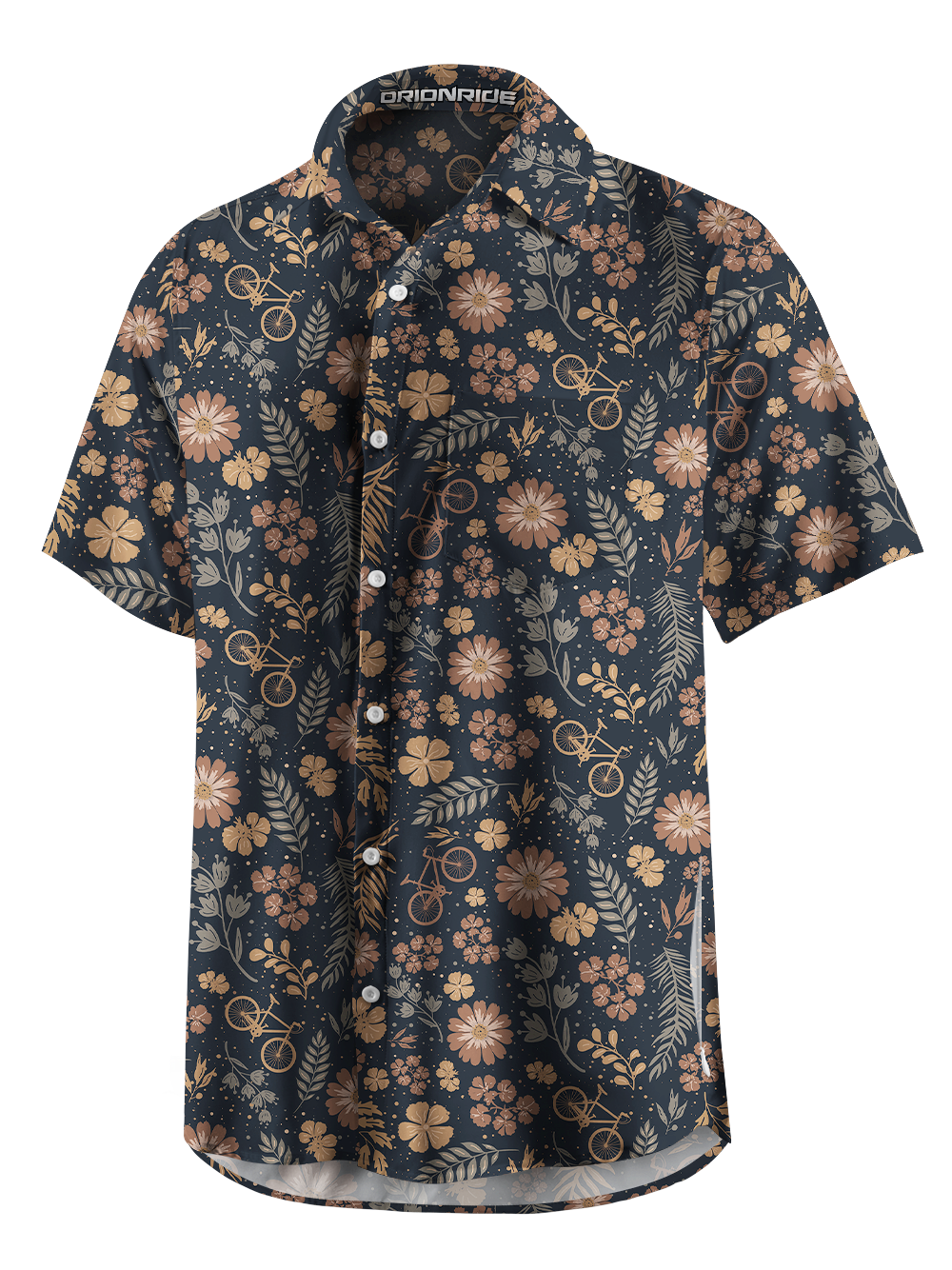 Orionride Plant Diversity Zipper Pockets Ultra Lightweight Short Sleeves Gravel Shirt