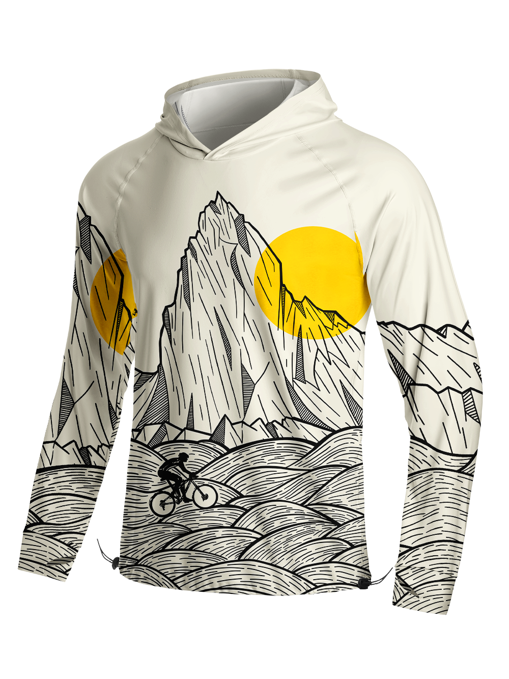 Orionride Outdoor Adventures Long Sleeve Cycling Hoodie Shirt