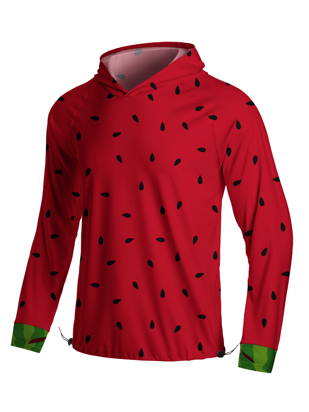 Orionride Watermelon Long Sleeve Cycling Hoodie Shirt