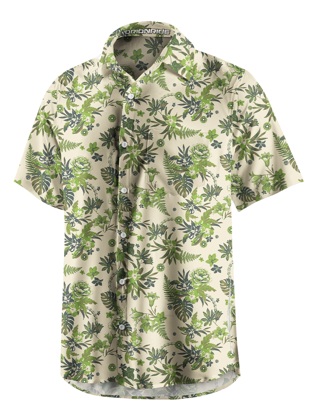 Orionride The Scent Of Summer Zipper Pockets Ultra Lightweight Short Sleeves Gravel Shirt