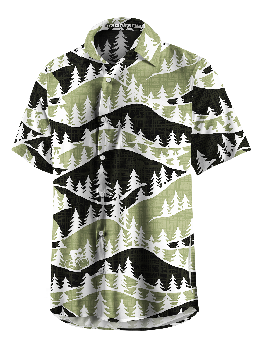 Orionride Forest Ride Zipper Pockets Ultra Lightweight Short Sleeves Gravel Shirt