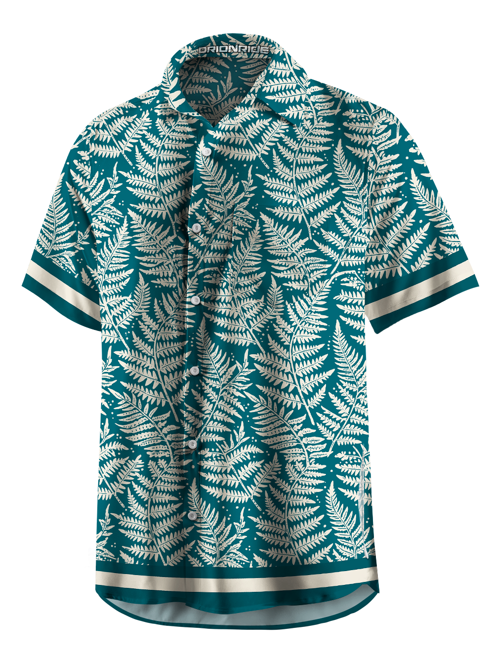 Orionride Fern Arc Zipper Pockets Ultra Lightweight Short Sleeves Gravel Shirt