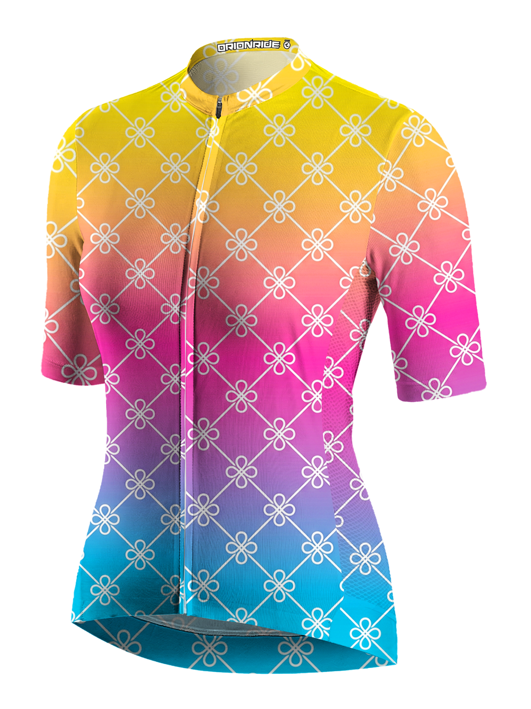 Orionride Rainbow Gradient Short Sleeves Women's Jersey